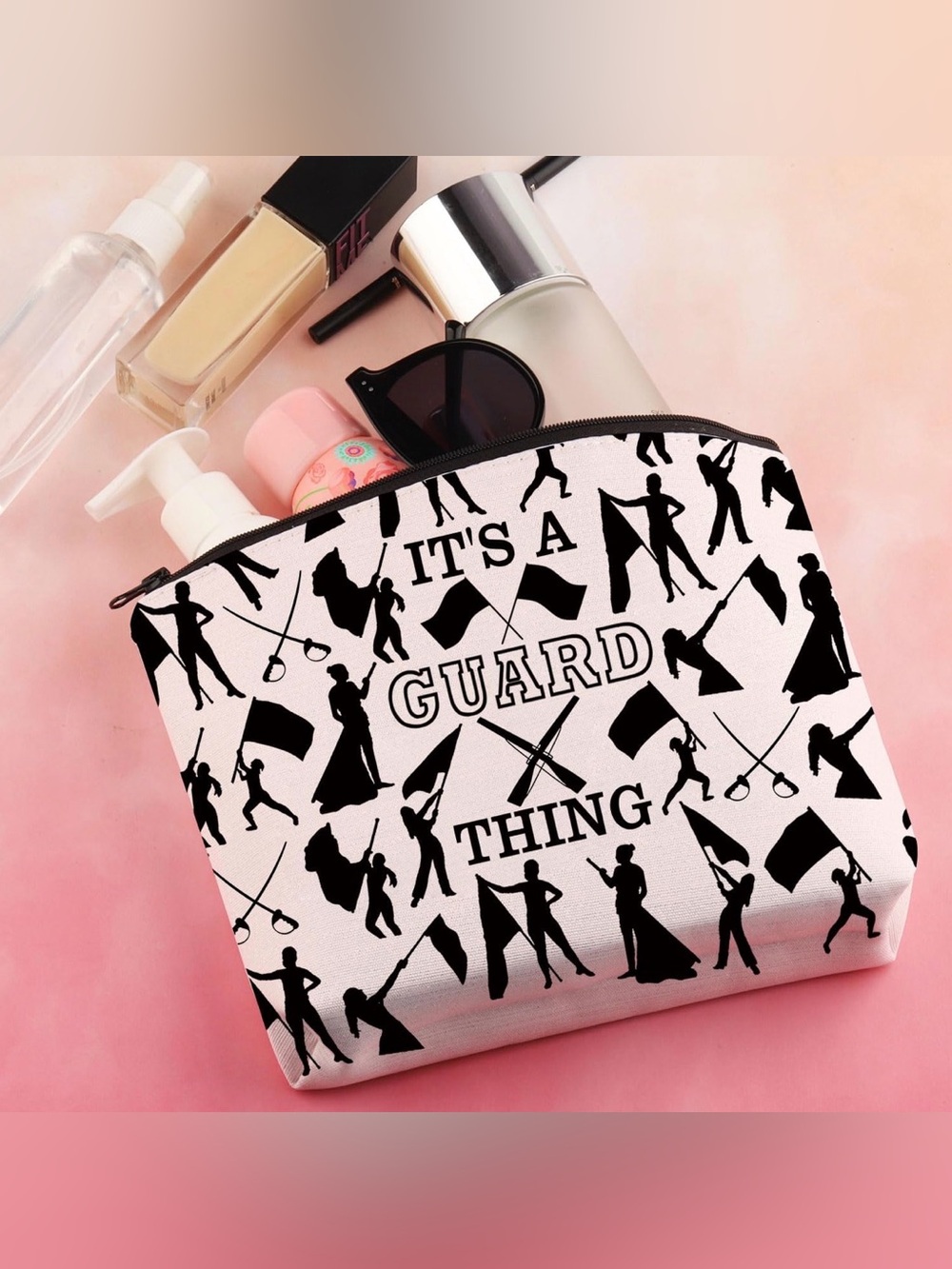 🧨New🧨”It's a Guard Thing” Graphic Cosmetic Bag